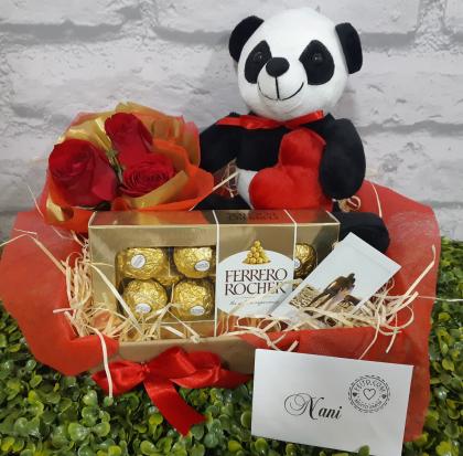 CESTA PRESENTE DENGO COM PANDA