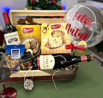 CESTA DE NATAL PRESTIGIANDO O NATAL