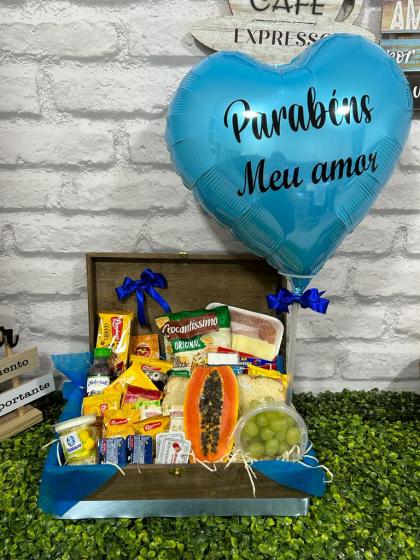 CESTA DE CAF� DA MANH� MEU AMOR COM BAL�O