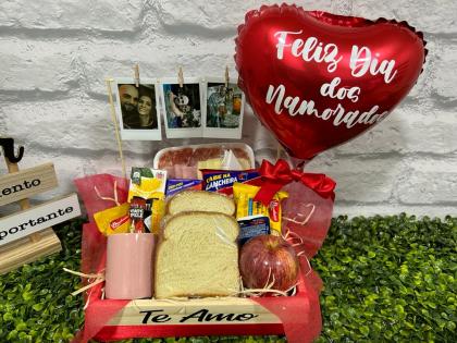 CESTA DE DIA DOS NAMORADOS AMOR QUE ILUMINA