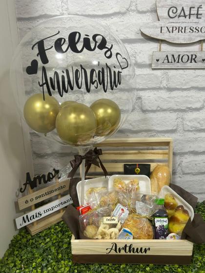 CESTA DE CAF� DA MANH� BELLA LUNA