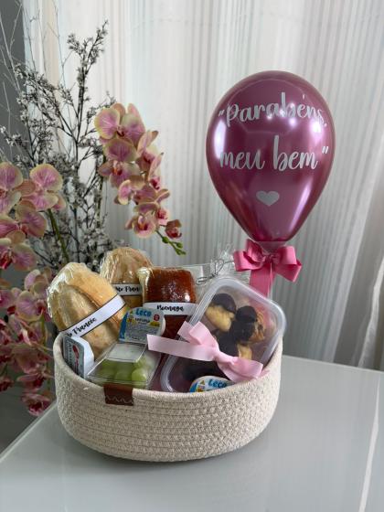 CESTA DE CAF� CESTO DE P�O ROSA