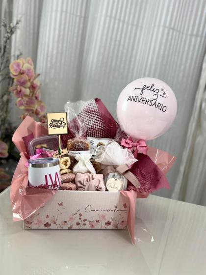 CESTA MOMENTO DE ALEGRIA ROSA