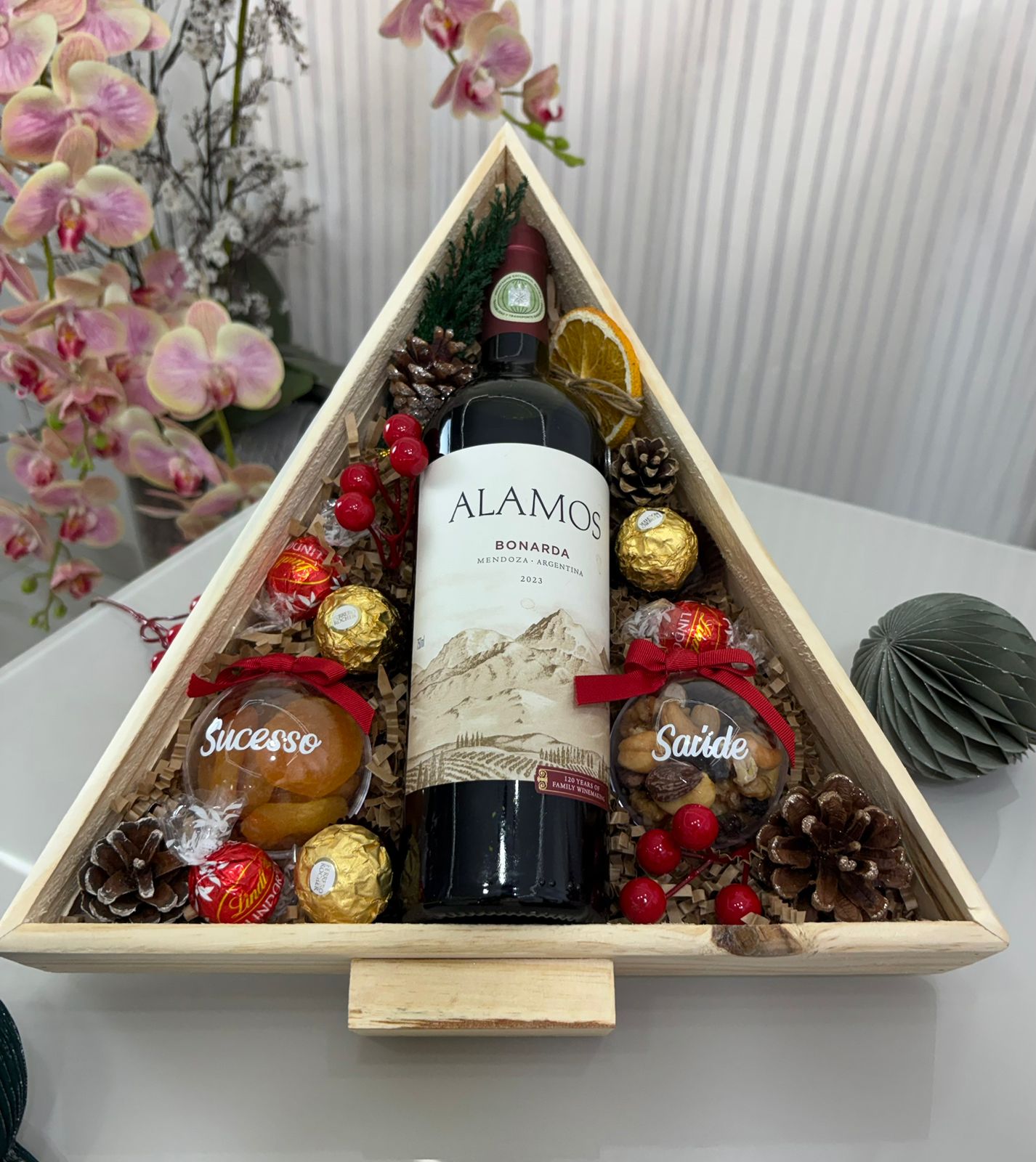 CESTA DE NATAL ARVORE