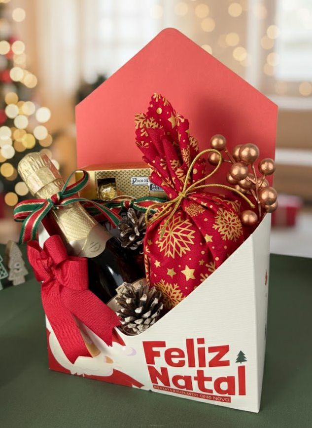 CESTA DE NATAL ENVELOPE DE NATAL