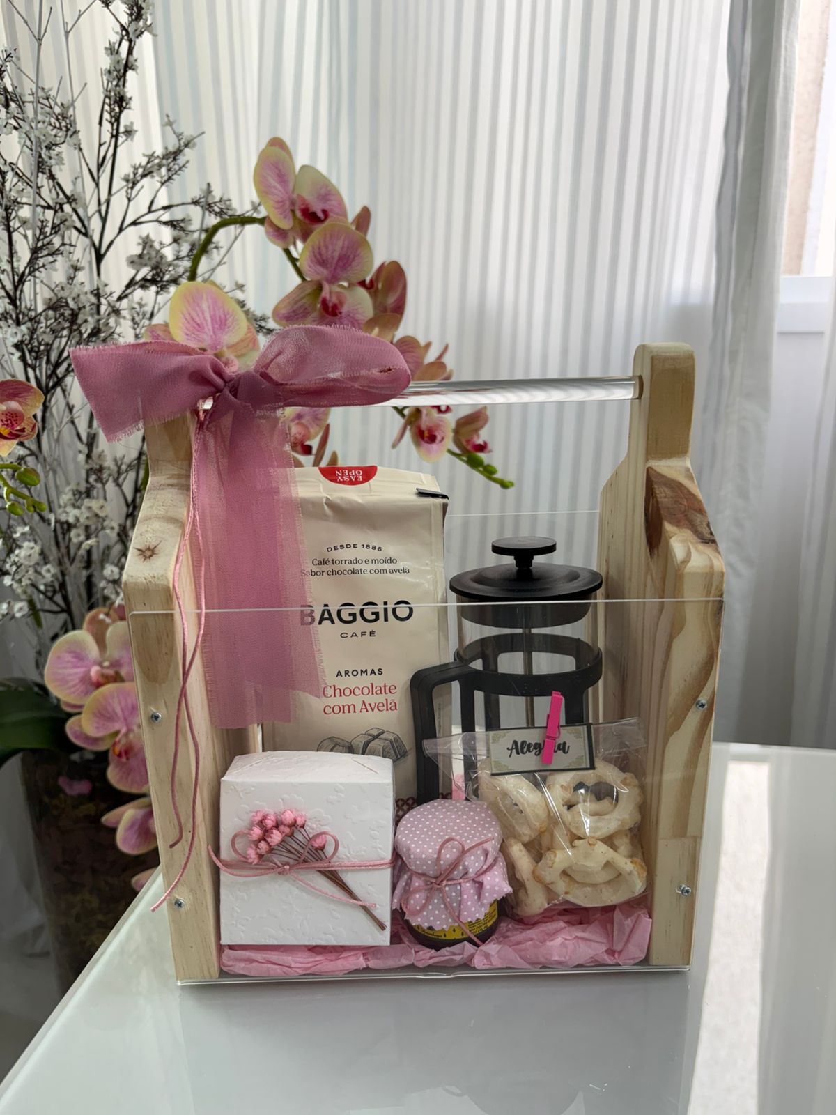 CESTA LUXO DE CAF�